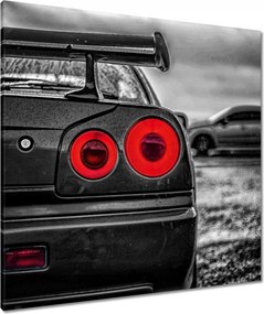 Vászonkép 80x80 Sport Nissan Gtr Lámpák