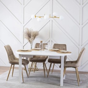 Bézs Bársony Étkezőszék RODRI