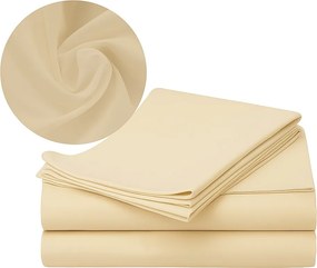 Ágyneműhuzat 220x200 hagyományos, gumírozás nélkül, 100% pamut, bézs