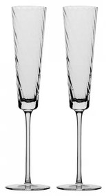 Lunasol - 130 ml-es pezsgőspoharak 2 db-os készlet - Gaya Glas Premium (321722)