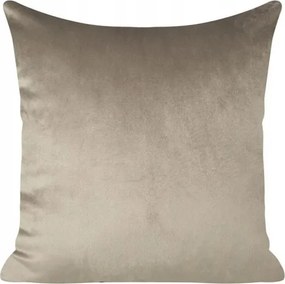 Velúr Párnahuzat 40x40 Bársony Sima Fekete Nappaliba