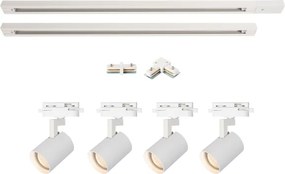 BRILAGI - HUSKY sínrendszeres spotlámpa 4xGU10/10W/230V 150 cm fehér