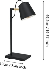 Eglo VERADAL-QI 900628 Asztali lámpa 1x5,5W/LED 3000K 720LM IP20
