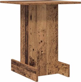 vidaXL Végasztal Öreg fa 44,5 x 45 x 55 cm Faanyag