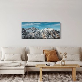 Havas csúcsok képe, Fiordland (120x50 cm)