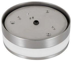 Modern kültéri mennyezeti lámpa acél 23 cm IP44 - Flavi