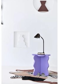 Immax 08972L - FINCH LED asztali lámpa, 9W, 12cm, szürke/krom, dimmelhető