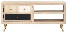 Tömör mangófa dohányzóasztal 90 x 45 x 40 cm
