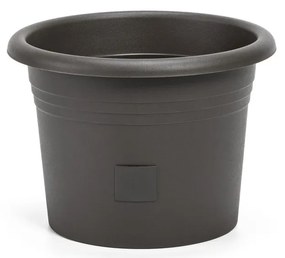 Plastia Öntözés nélküli virágcserép Narza átmérő35 cm, antracit, 35 cm átmérőjű
