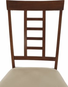 Étkezőszék, dió/bézs, OLEG NEW