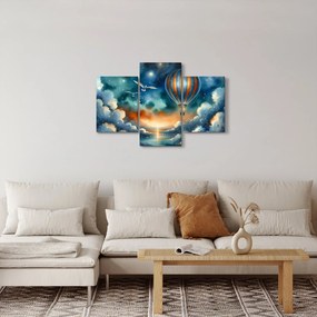 Kép - Repülés az éjjeli ég alatt (90x60 cm)