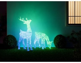 Twinkly TW3RS200SPP-TEU - LED RGBW Dimmelhető kültéri rénszarvas 240xLED IP44 Wi-Fi