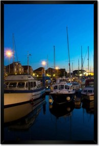 Poszterek keretben 40x60 Yacht kikötő