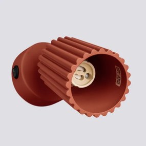 Sollux SL.1636 - Fali spotlámpa KARBON 1xGU10/10W/230V piros