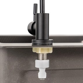 Víztiszító csaptelep mosogató tálcához