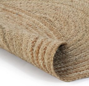 kör alakú fonott juta szőnyeg 120 cm