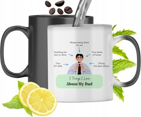 Mágikus Bögre Apukáknak Színváltós Nyomtatott Fotóval