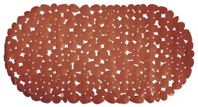 Spirella GALETS csúszásgátló fürdőkád alátét,terrakotta, 99 x 39 cm