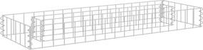 vidaXL horganyzott acél gabion magaságyás 90 x 30 x 10 cm