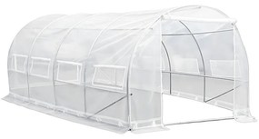 Fóliasátor 200x300x450 cm erősített vázzal+fólia