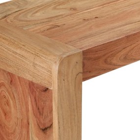 tömör akácfa tálalóasztal 110x30x76 cm