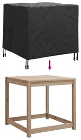 Kültéri bútorhuzat Fekete 82 x 82 x 65 cm 420D Oxford Szövet