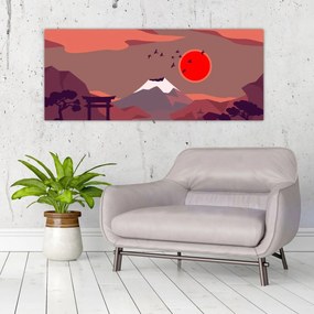 Kép - Fuji hegység (120x50 cm)