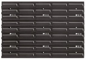 Szerelőpanel 57,6 x 1,8 x 39 cm, fekete