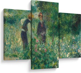 Kép - Auguste Renoir, Picking Flowers, reprodukciók (90x60 cm)