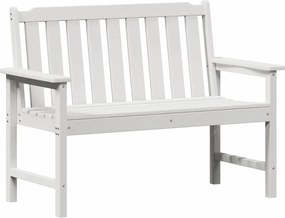 vidaXL Kerti pad Fehér 120 x 59 x 88 cm HDPE