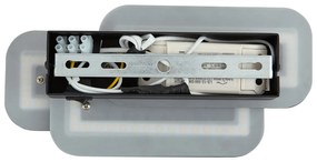 Modern fekete fali lámpa LED-del, 3 lépésben dimmelhető - Dias