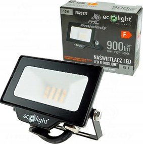 Fényvető Led projektor 10W 900lm Nw slim IP65 nappali kültéri NL-1