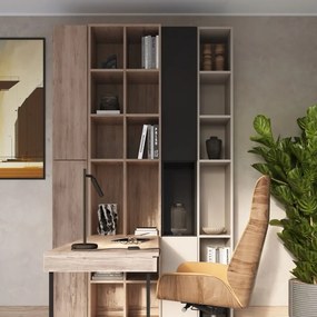 Fekete asztali lámpa (magasság 43 cm) Fideus – Sollux