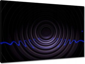 Vászonkép 90x60 Zenei hullámok