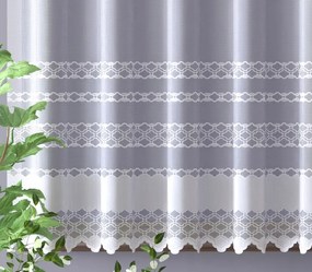 Mg Függöny 773/7 Fehér 300x140cm Kész Szalaggal