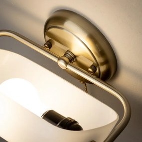 Brilagi - BANK OFFICE fali lámpa 1xE27/60W/230V sárgaréz/fehér