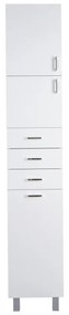 Viva STYLE Fürdőszoba ÁLLÓSZEKRÉNY 192 magas szennyestartós - BALOS - 35 x 28 x 192 cm