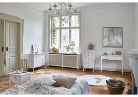 Kisasztal BAROQUE 55x96,5 cm fehér