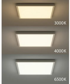 LED mennyezeti lámpa LED/40 W/230 V 3000/4000/6500 K 50x50 cm fehér