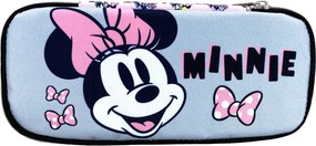Disney Minnie Pretty in Pink 2 rekeszes tolltartó 26 cm