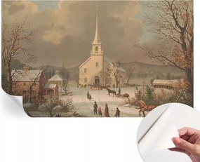 Öntapadós fotótapéta Nappali és Hálószoba Irodába Téli tájkép 416x254