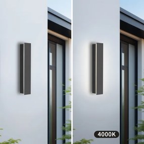 Brilagi - LED kültéri fali lámpatest LINEAR LED/8W/230V 4000K IP65 antracit