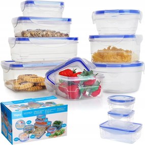 8x Konyhai Ételtároló dobozok Ételtároló doboz szett