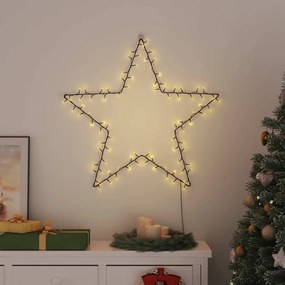 meleg fehér karácsonyi fények csillag sziluett 115 LED