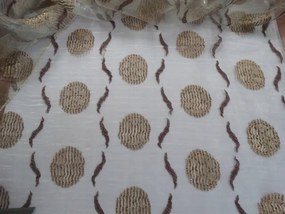 Mg Függöny organtin kréta Arany Barna 270 Glorita 0,5m