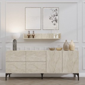 Konzolasztal Stella - Travertine