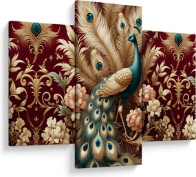 Kép – Elegáns páva (90x60 cm)