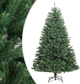 vidaXL zöld csuklópántos műkarácsonyfa állvánnyal 240 cm