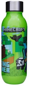 Minecraft Crafting műanyag kulacs csavaros kupakkal 640 ml
