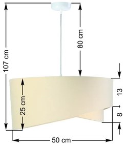 Csillár zsinóron GALAXY 1xE27/60W/230V